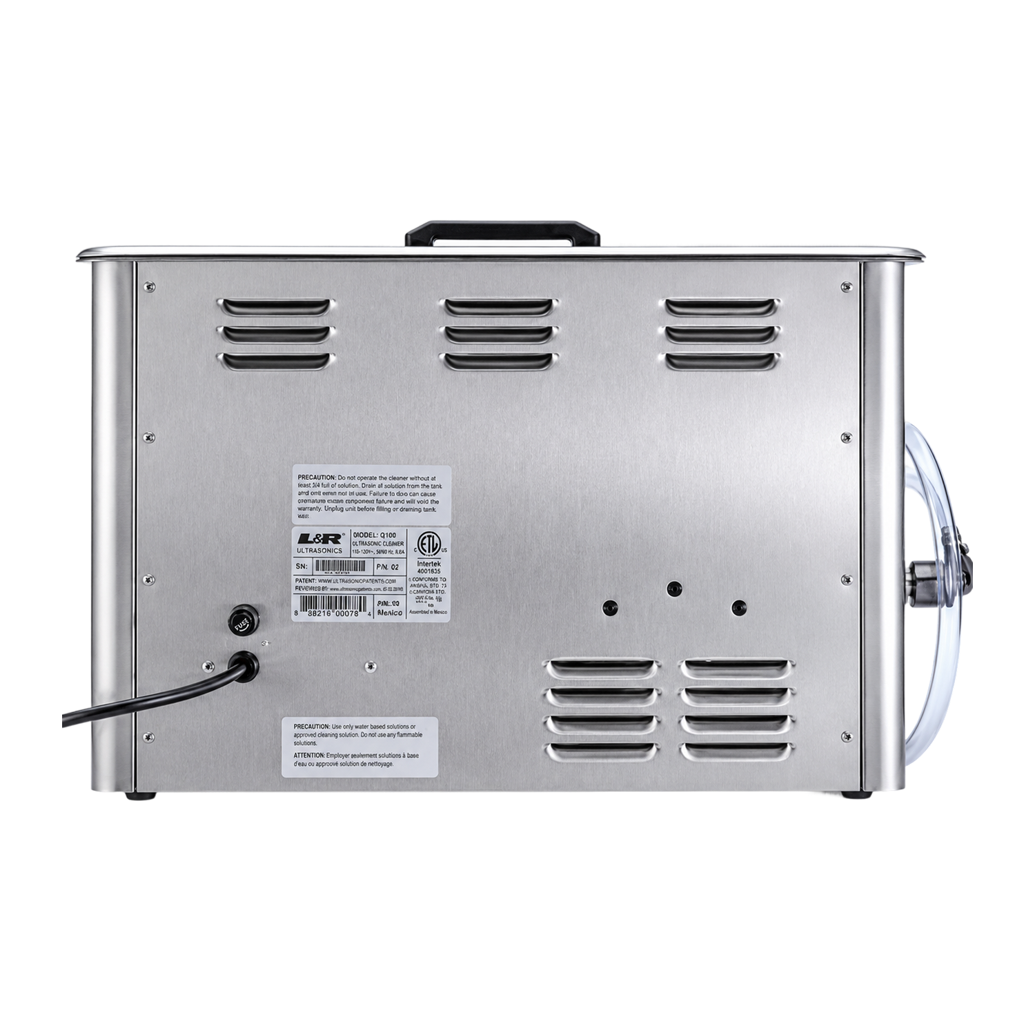 Quantrex® 650 w/Timer & Drain