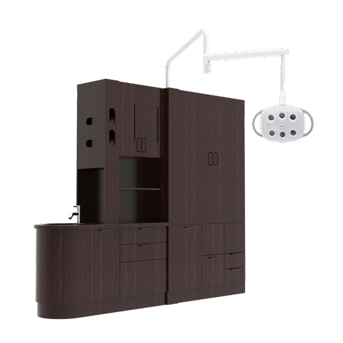 Cabinet Mount Amber II LED Dental Light (cabinet not Included)