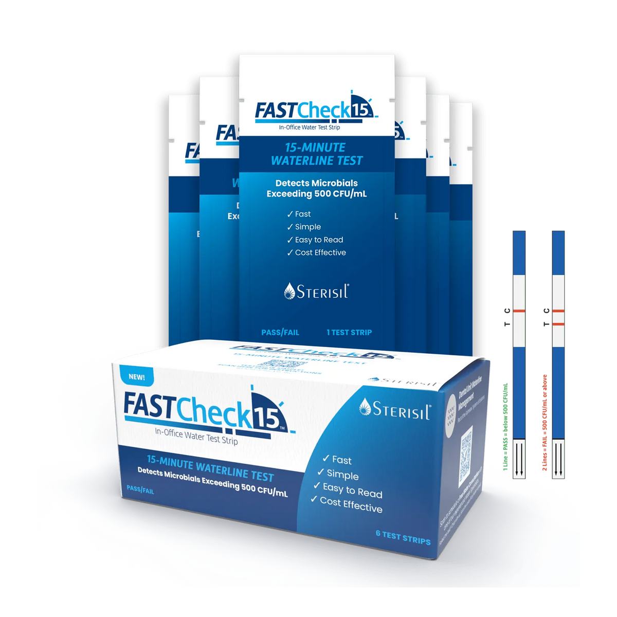 FASTCheck15® In-Office Waterline Test Strip