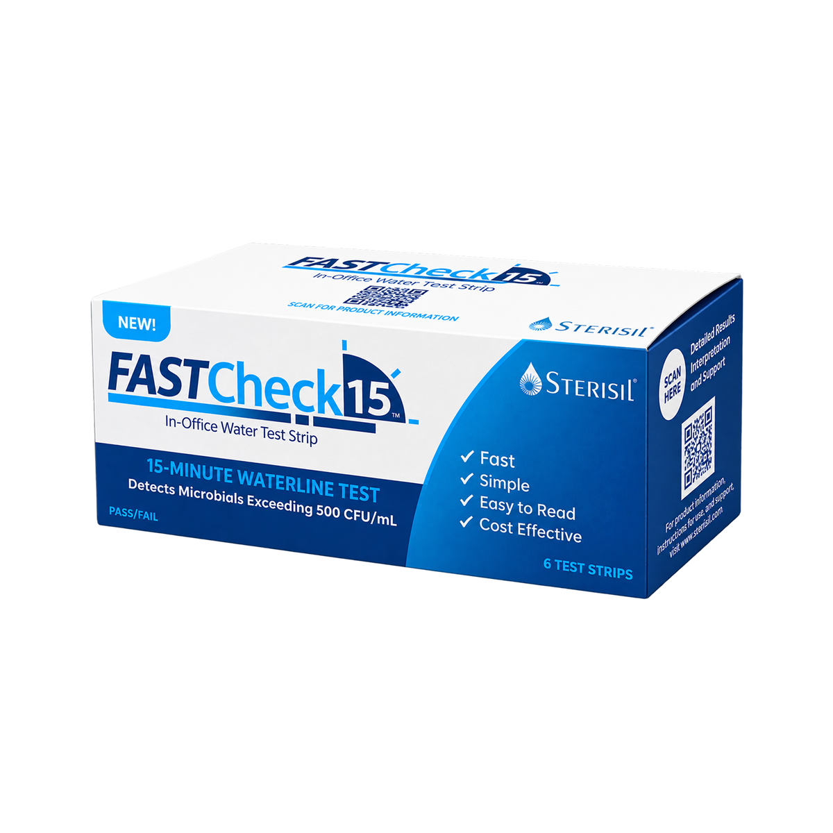 FASTCheck15® In-Office Waterline Test Strip