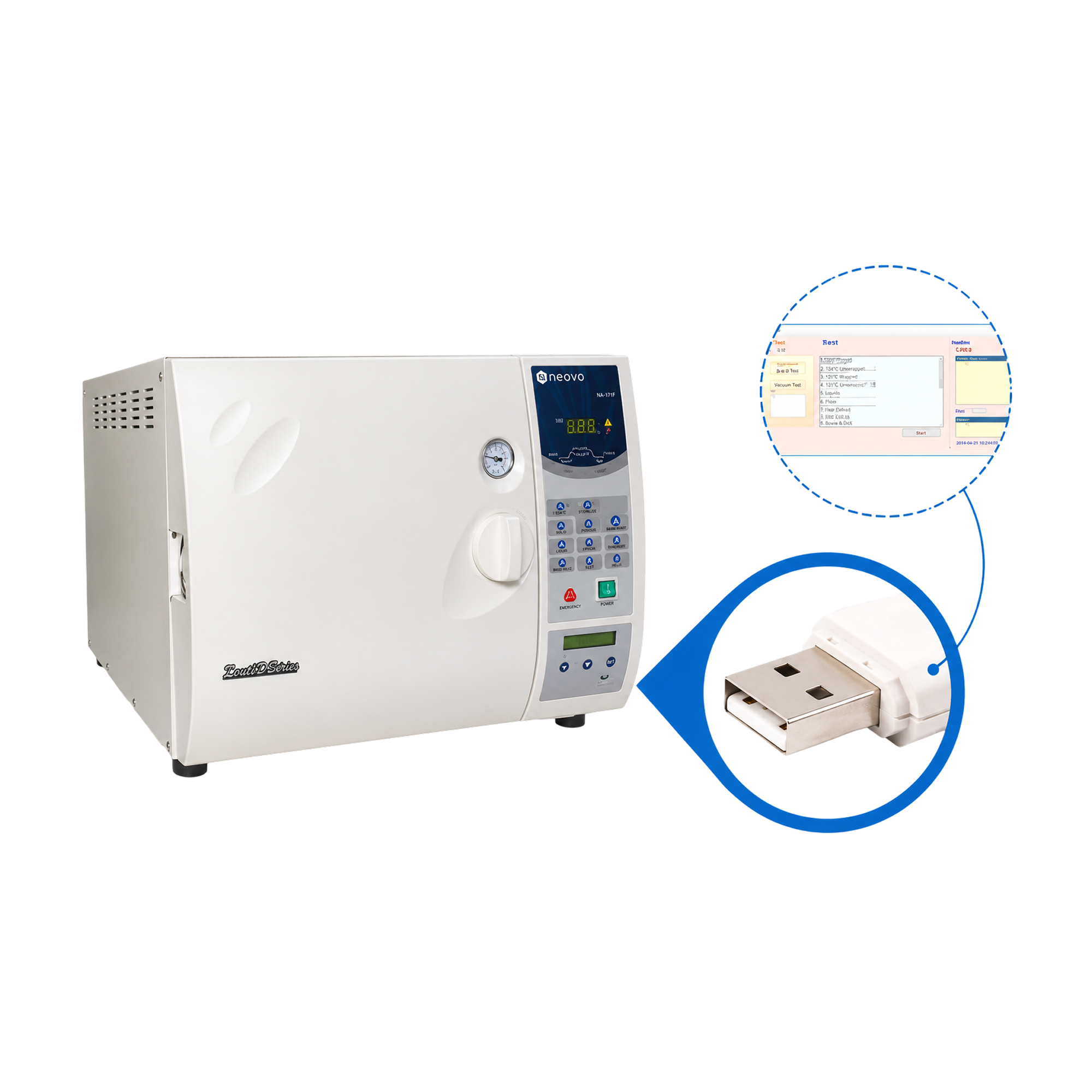 LouieP Séries TABLETOP AUTOCLAVE