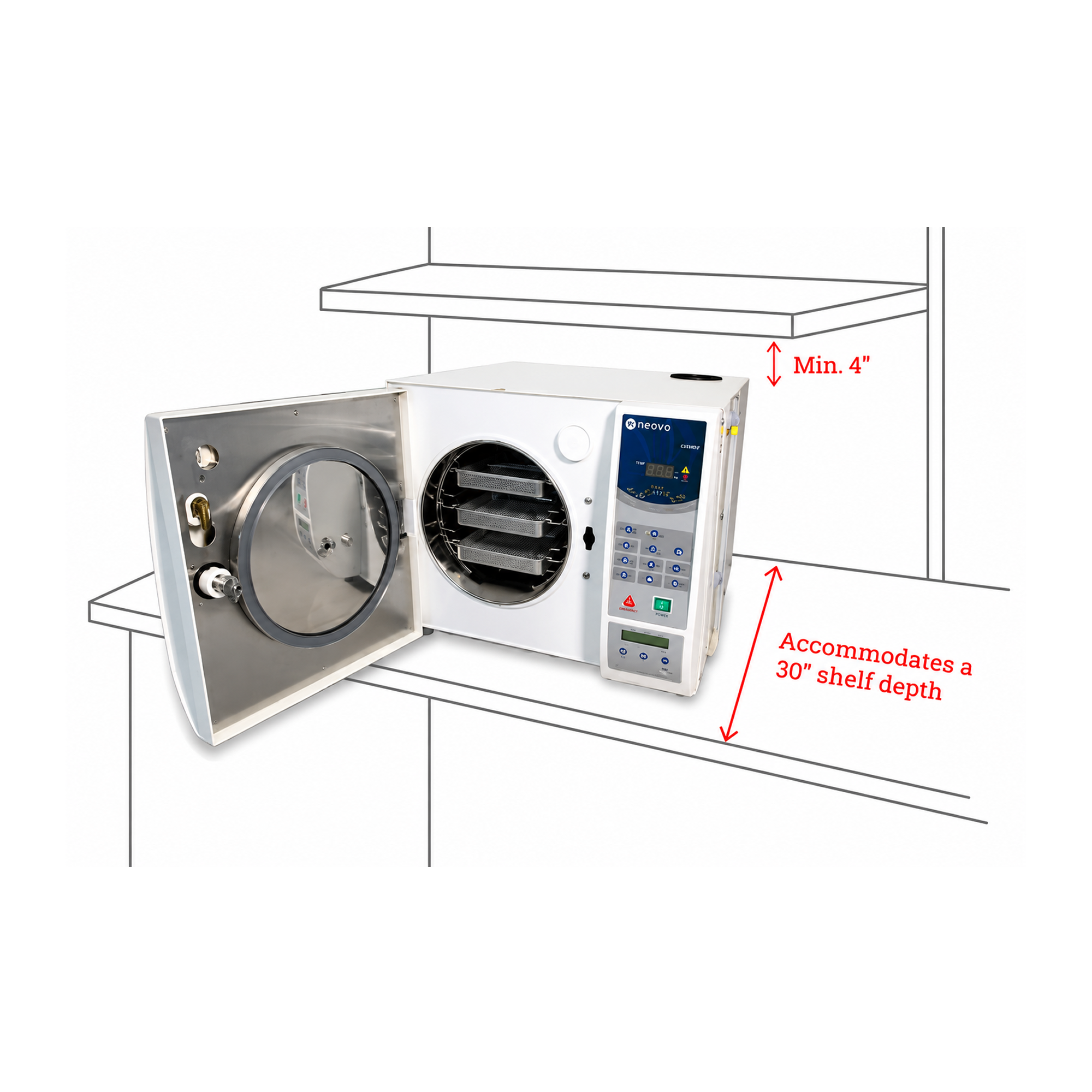 LouieP Séries TABLETOP AUTOCLAVE