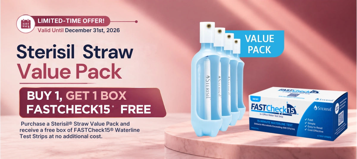 The Sterisil® Smart Kit 90 or 365 Day Straw – Distilled & Municipal
