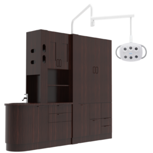 Cabinet mount Amber II LED Dental Light (cabinet not Included)  <h3 style="color:#ff8516; font-size:22px !important; line-height: 24px !important;">ADS</h3>